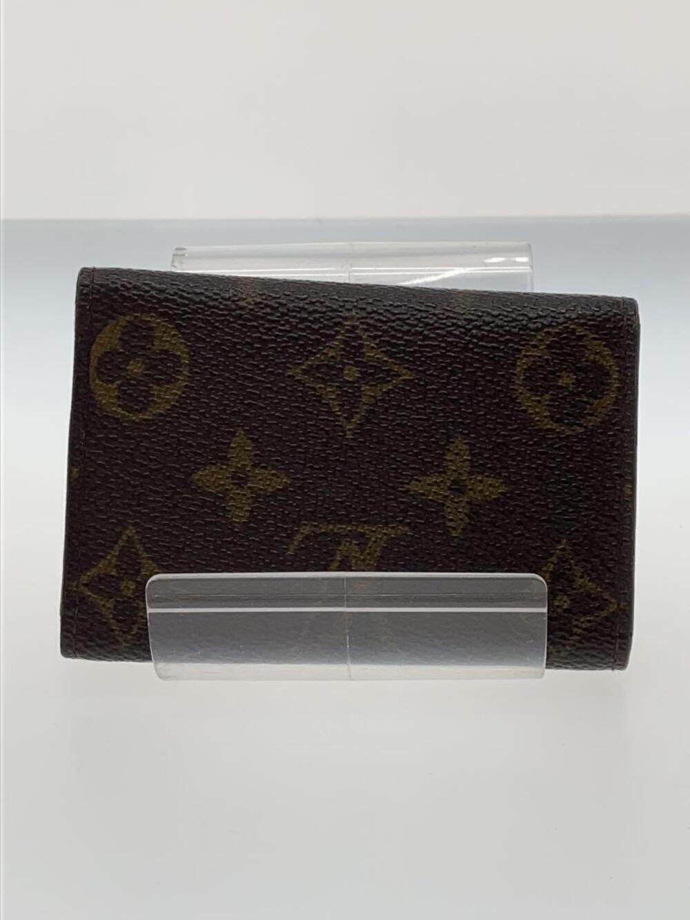Louis Vuitton Brown Leather Multicles Monogram Accessories Patterned Brown